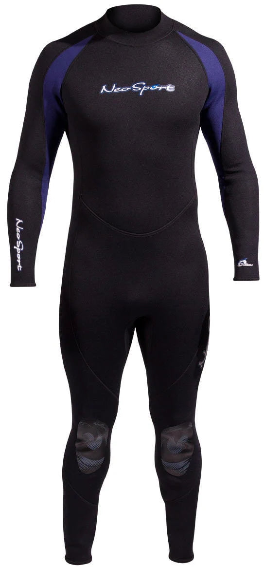 NeoSport Men's 5mm Full Wetsuit Premium Neoprene Black/Blue
