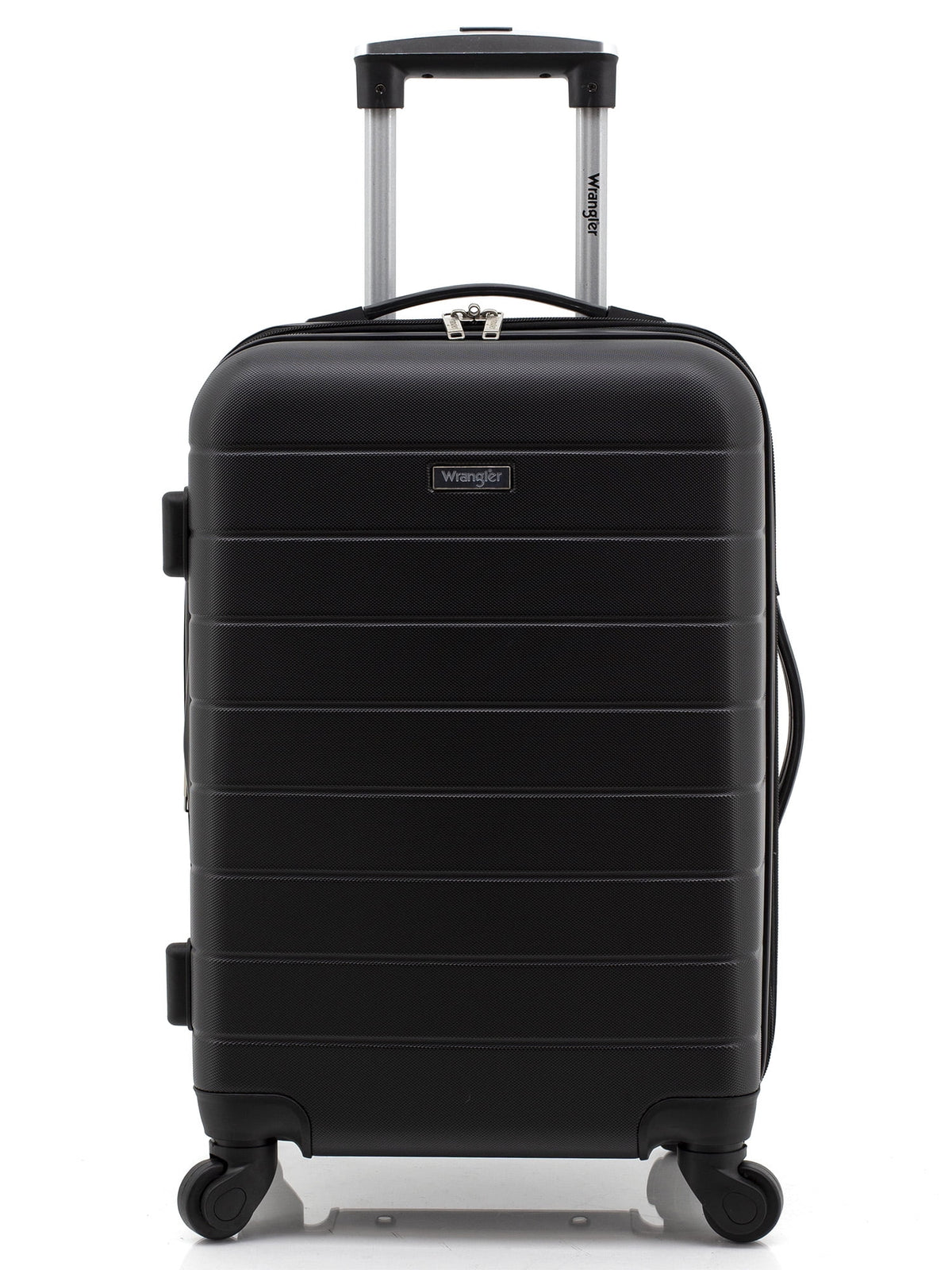 Wrangler 3 Piece Luggage Set with Cup Holder and USB Port, Olive Green