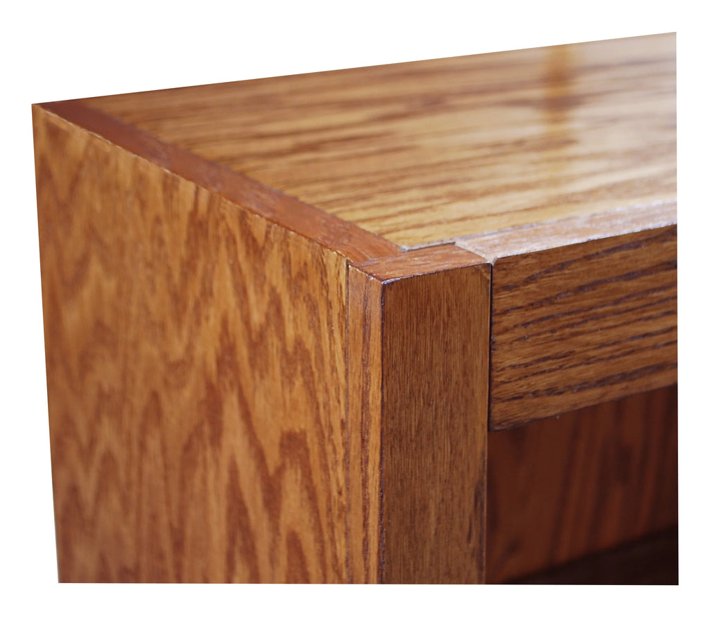 Concepts in Wood 18 Shelf Triple Wide Wood Bookcase, 84 inch Tall - Cherry Finish