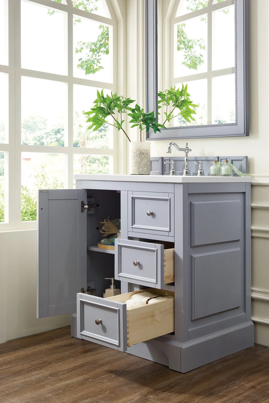 James Martin Vanities 825-V30-3Wz De Soto 30" Free Standing Single Basin Vanity Set - Wood