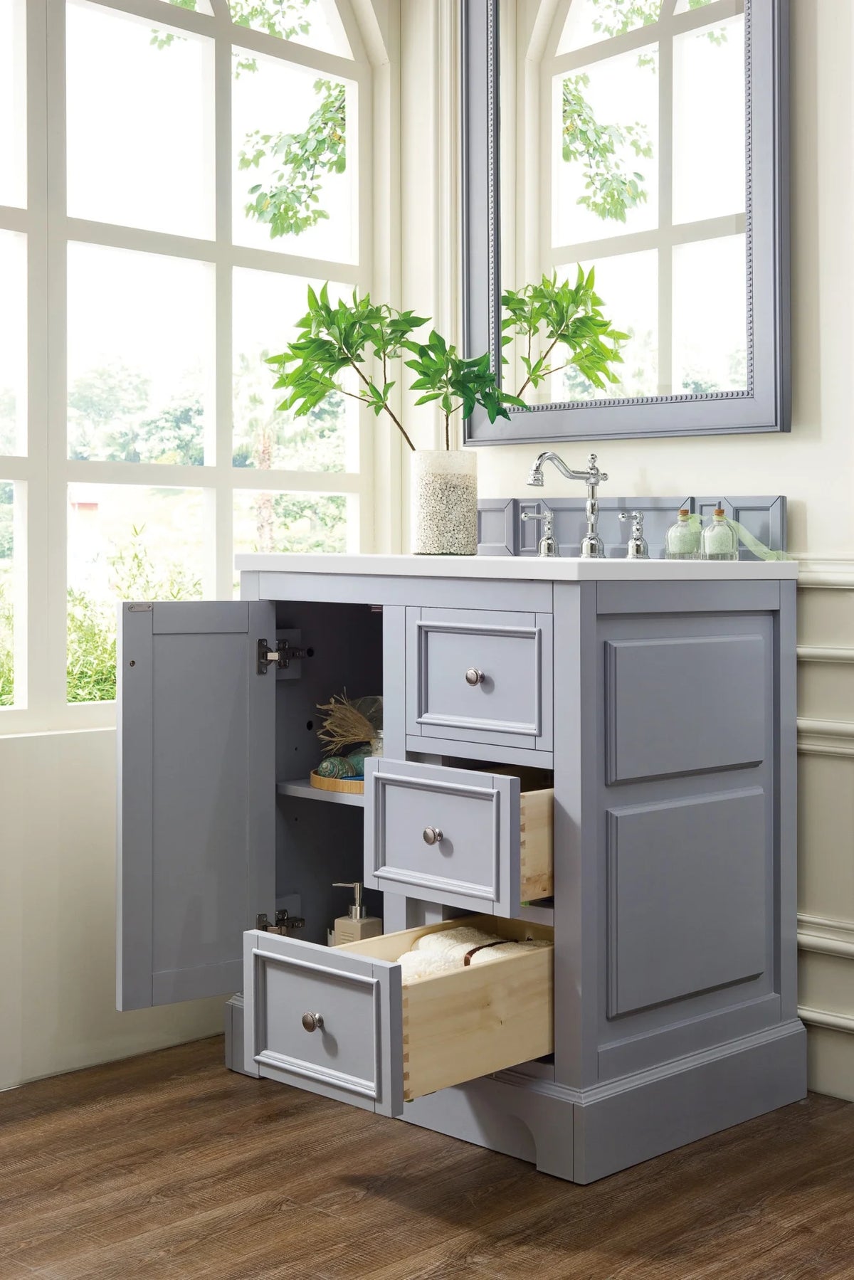 James Martin Vanities 825-V30-3Wz De Soto 30" Free Standing Single Basin Vanity Set - Wood