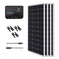 Renogy 400W 12V Solar Panel Monocrystalline Bundle Kit for RV/Boat/Cabin/Battery Applications
