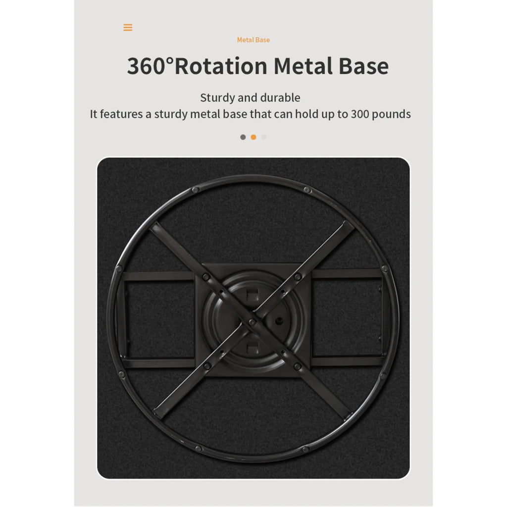 Swivel Accent Chair Armchair, 360�� Swivel Chair in Cotton Linen, Living Room Chairs with Wide Cusion and Curved Armrest, Comfy Barrel Sofa Reading Chairs for Bedroom, Small Spaces, Office, Grey