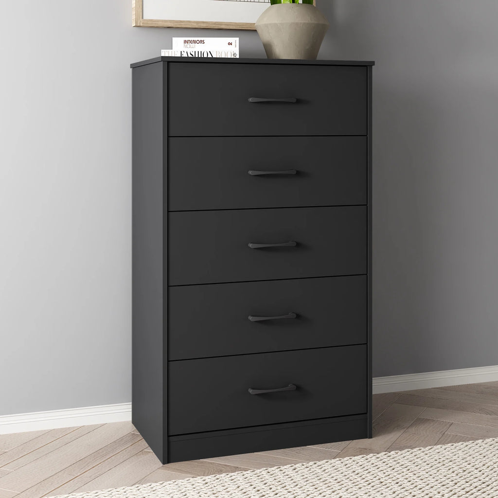 Mainstays Ardent 5 Drawer Dresser, Black