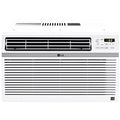 LG 8,000 BTU 340 Sq ft Window Air Conditioner with Remote Control, White, LW8016ER