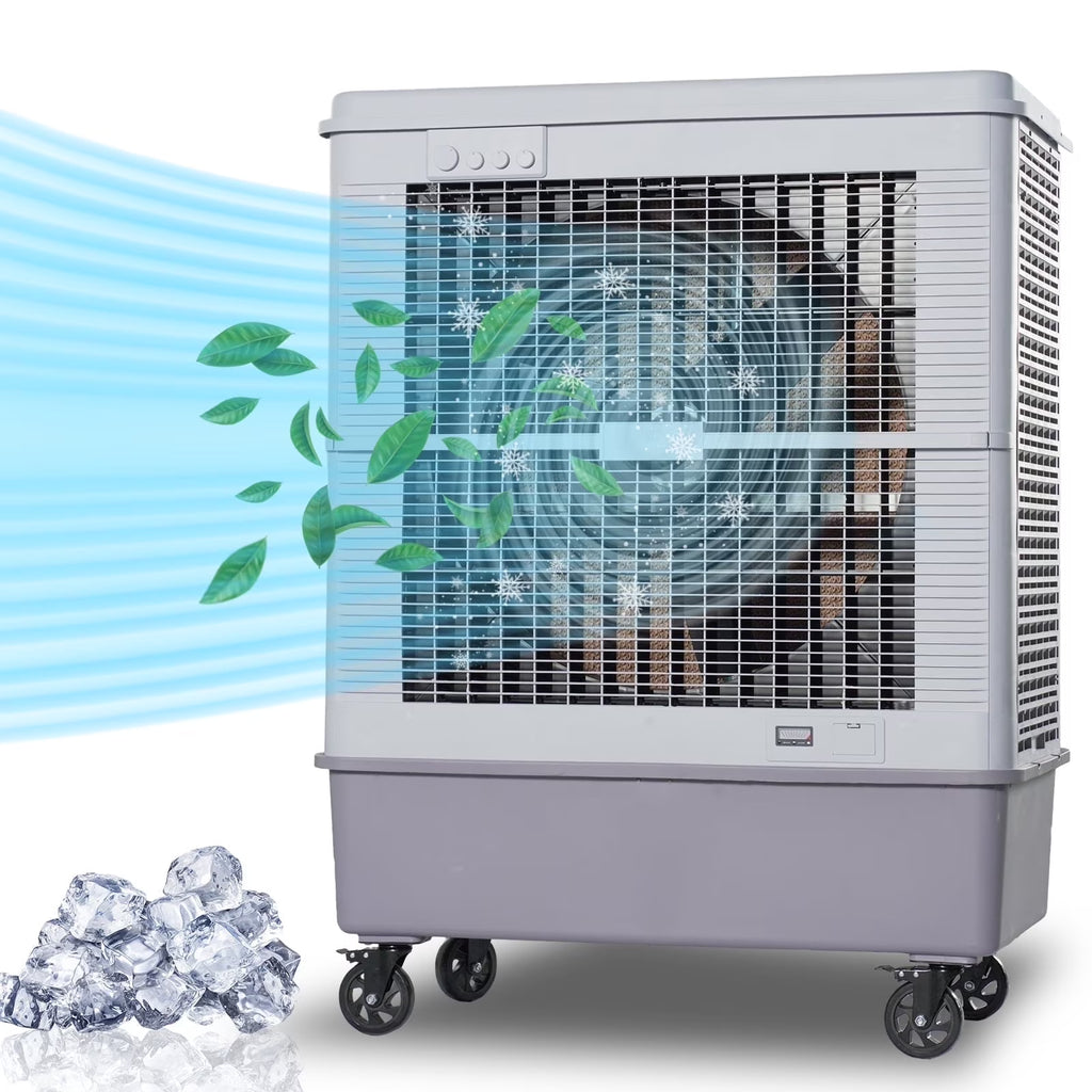YougetTech 37'' Portable 3000CFM Evaporative Air Cooler