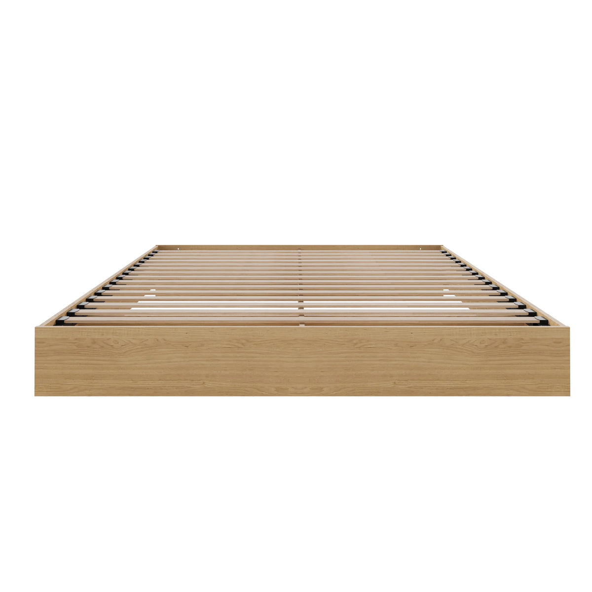 Nexera Full Size Platform Wood Bed Frame, Walnut