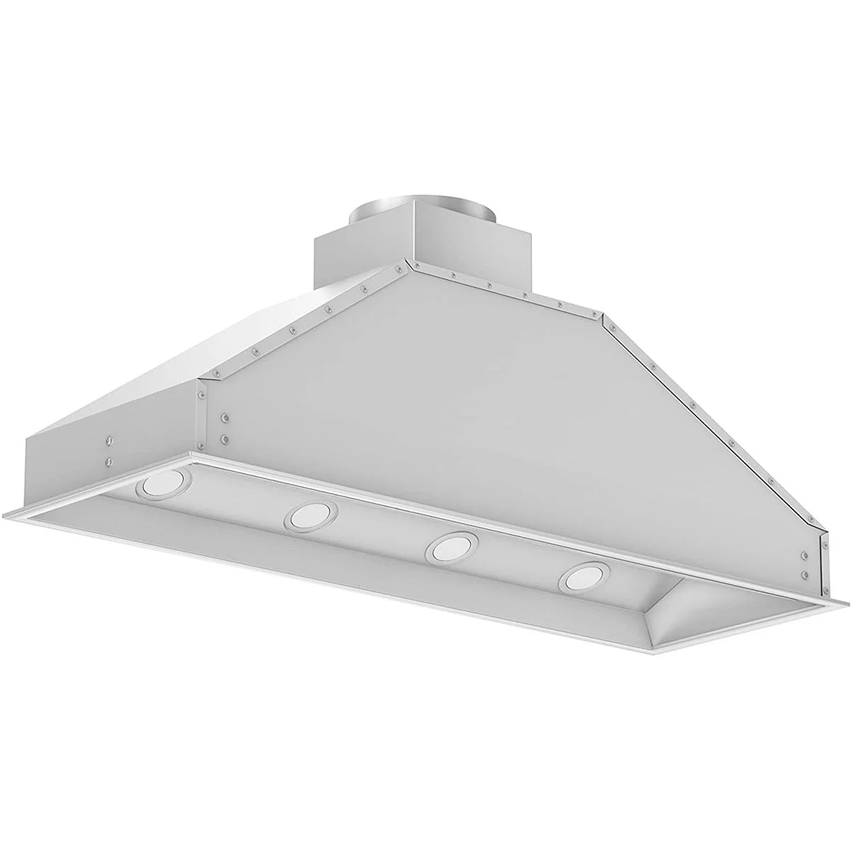 ZLINE 695-46 Deep 46 Inch Range Hood Insert with LED Lighting, Stainless Steel