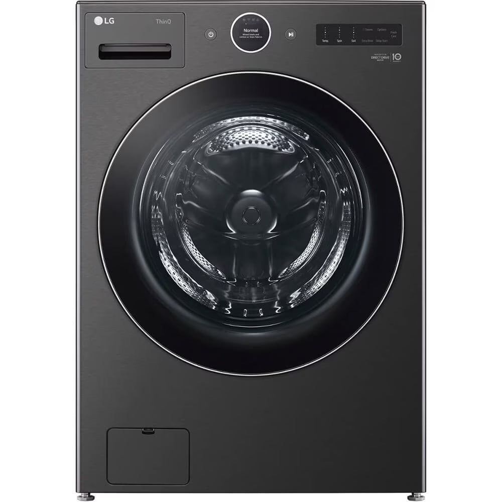 LG WM6700HBA 5.0 Cu. Ft. Black Steel Front Load HE Stackable Smart Washer