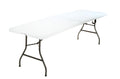 Cosco 8 Foot Centerfold Folding Table, White