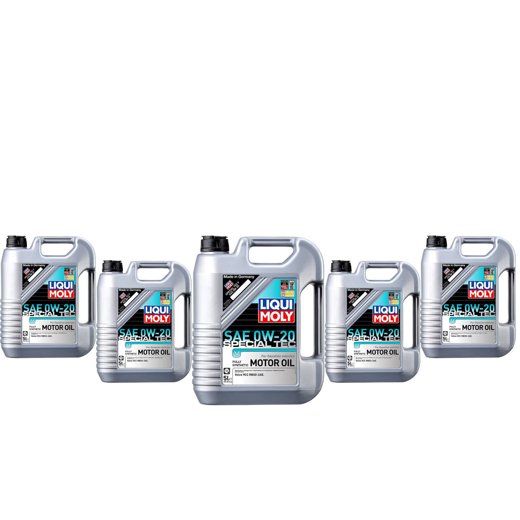 Liqui Moly 20200 SAE 0W-20 Special Tec V Motor Oil Pack of 5