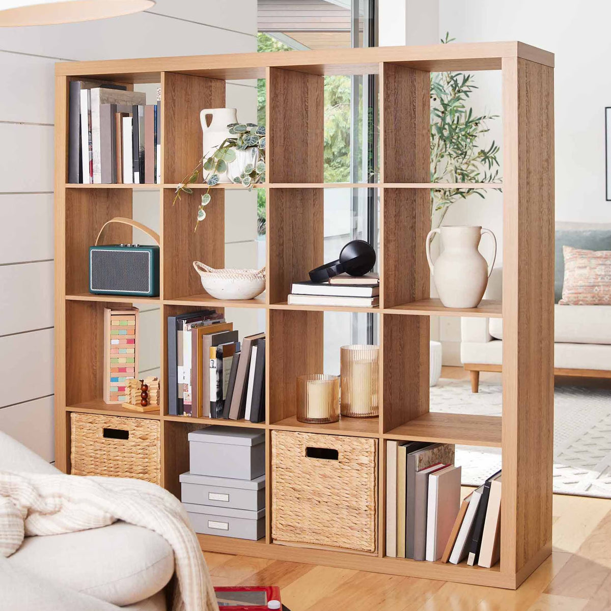 Better Homes & Gardens 16 Cube Storage Organizer, Acorn