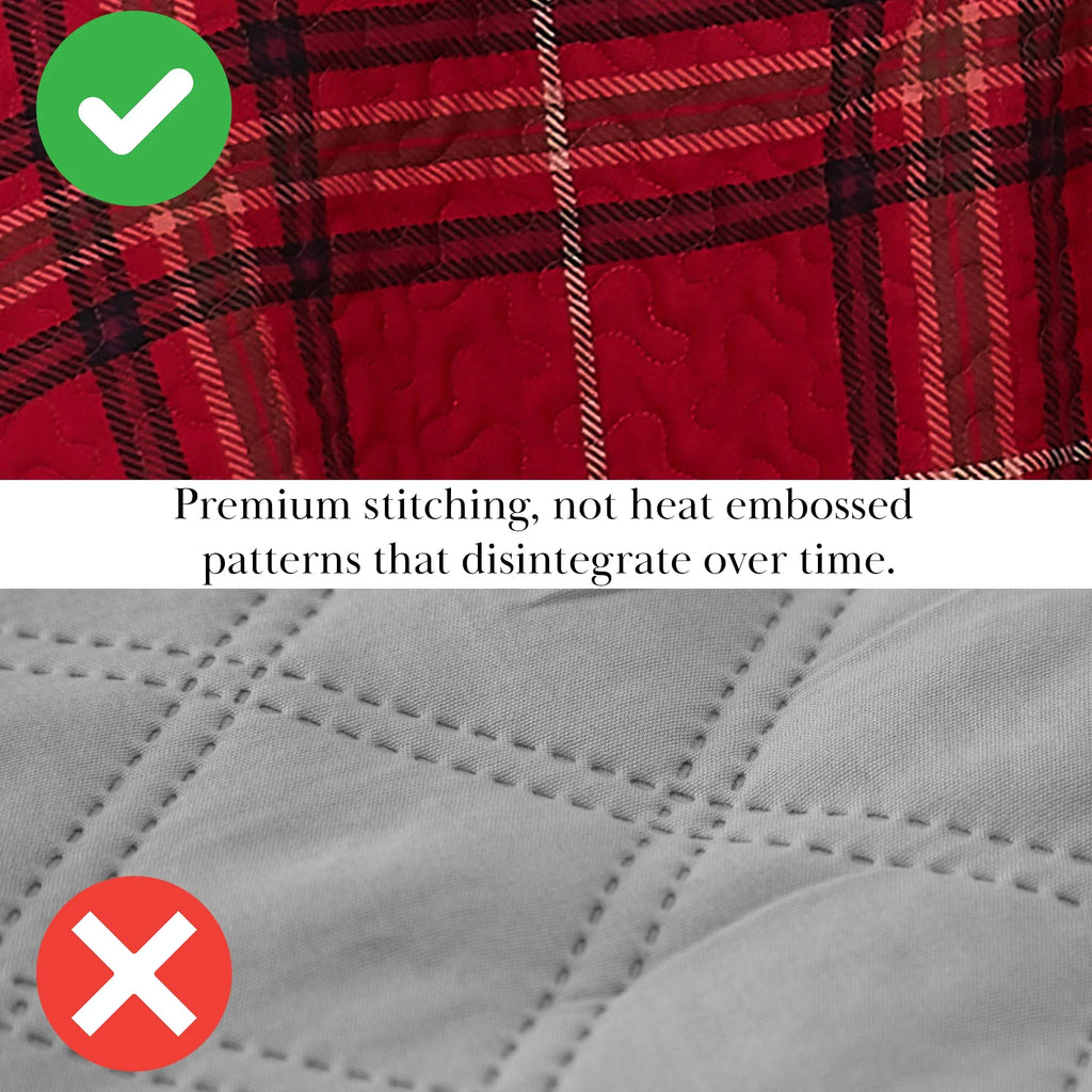 Southshore Fine LinensOversized 5-Piece Twin / Twin XL Quilt Bedding Set with two matching shams and three decorative throw pillows, oversized Paisley farmhouse bedspread Pure Melody Aqua