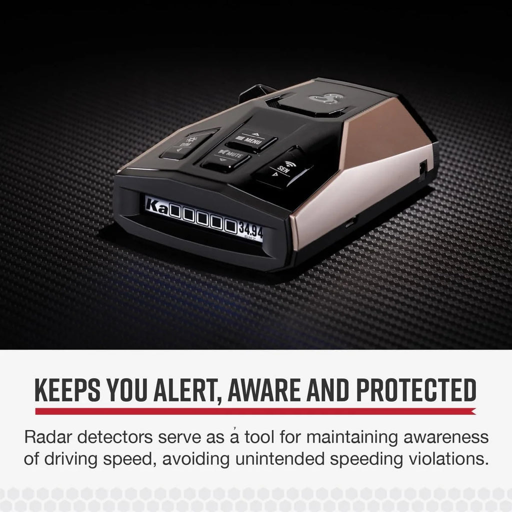 Cobra RAD 450 Laser Radar Detector - Long Range, False Alert Filter, Voice Alert & OLED Display, Black, 0180002-2 (New)