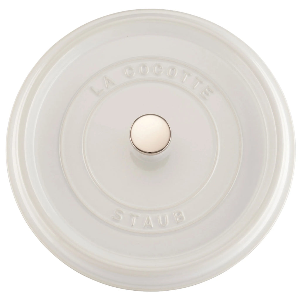 Staub Cast Iron 5.5-qt Round Cocotte - Cherry