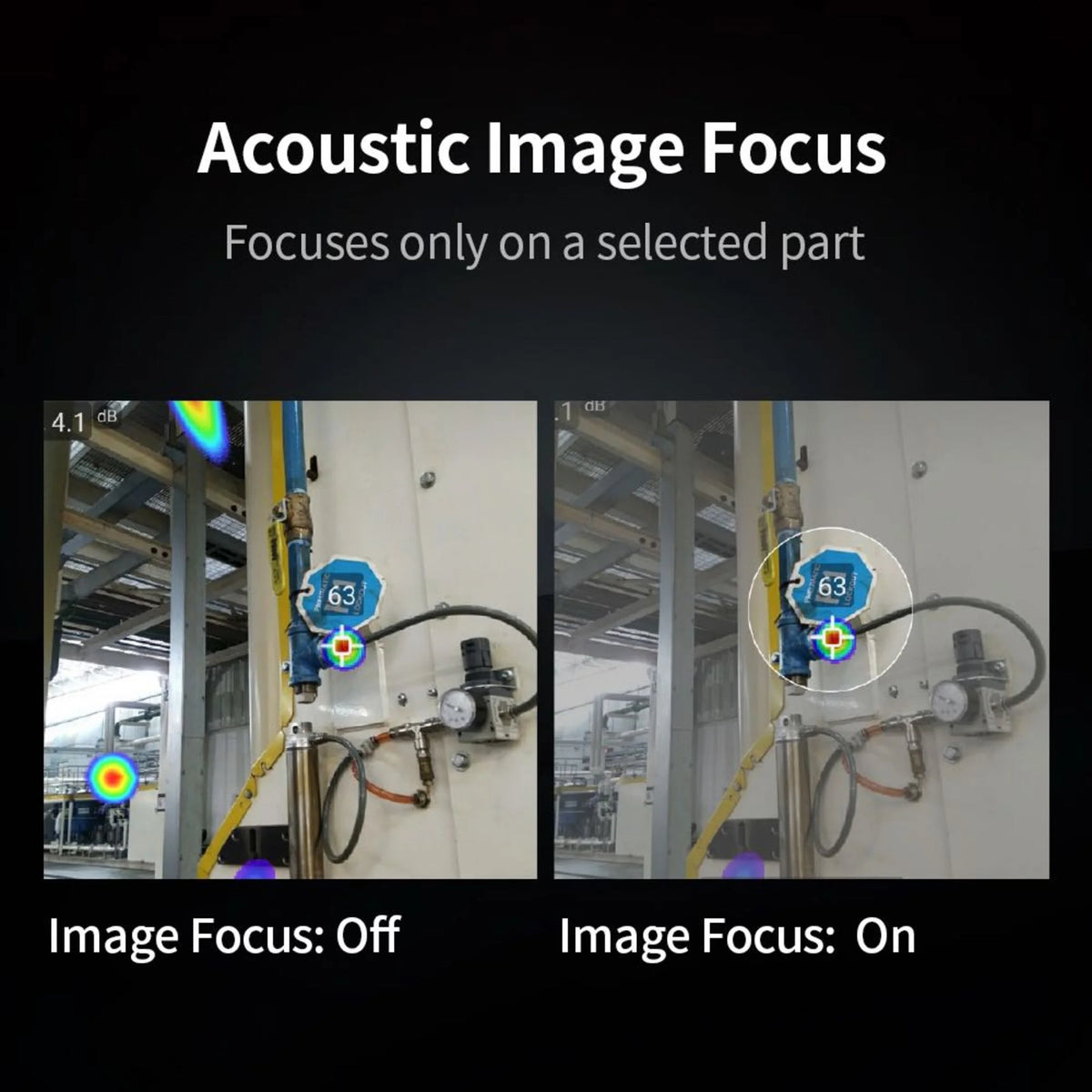 FOTRIC TD2 Acoustic Imager,64 MEMS Digital Microphones,Industrial Acoustic Imaging Camera,Compressed Air Leak Detection,66���52��FOV,13 Megapixel,2~100kHz Frequency Range, 3.5" Touch Screen