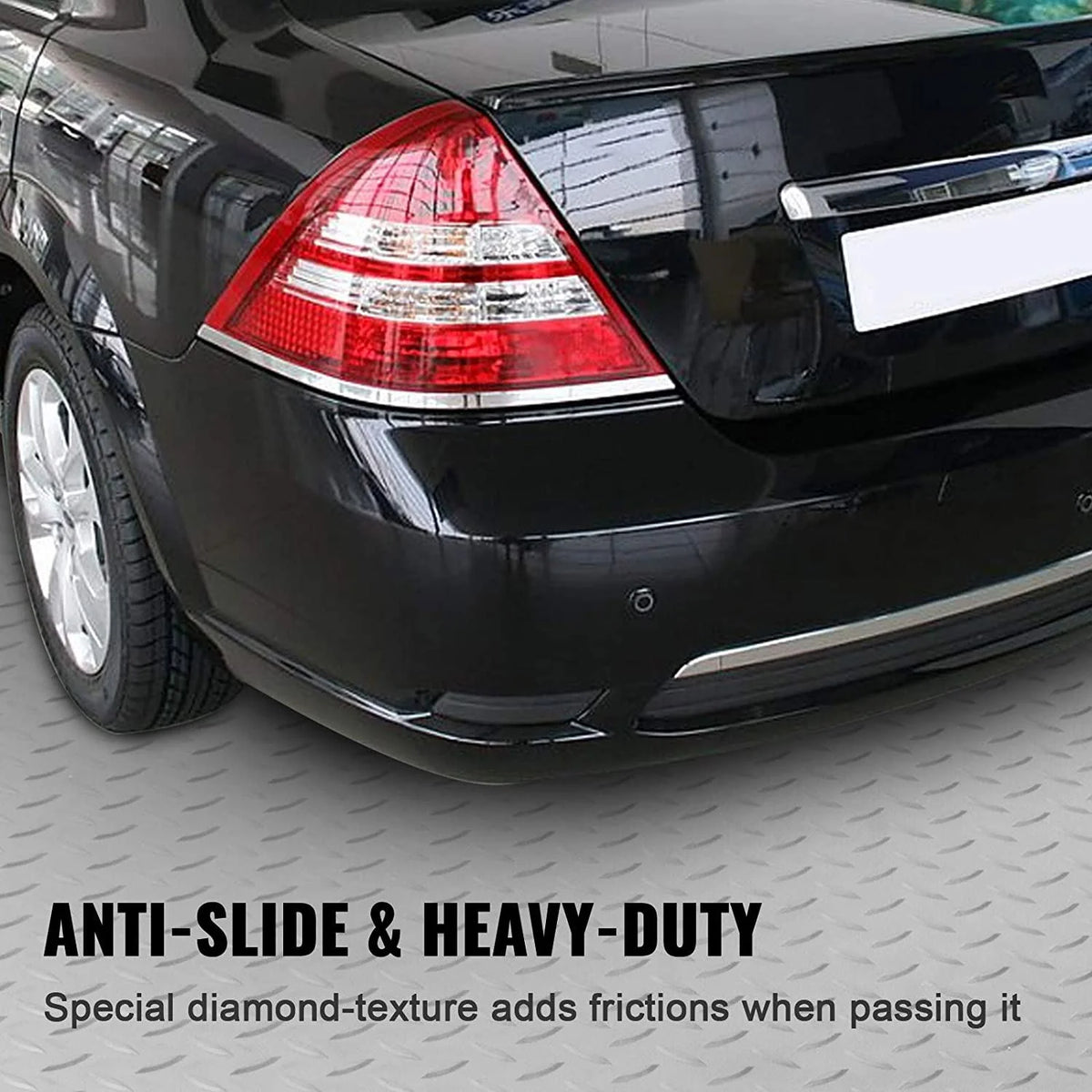 Heavy Duty Garage Flooring Mat Roll 2.5MM Thick Anti-Slip Trailer Floor Covering Raised Mat