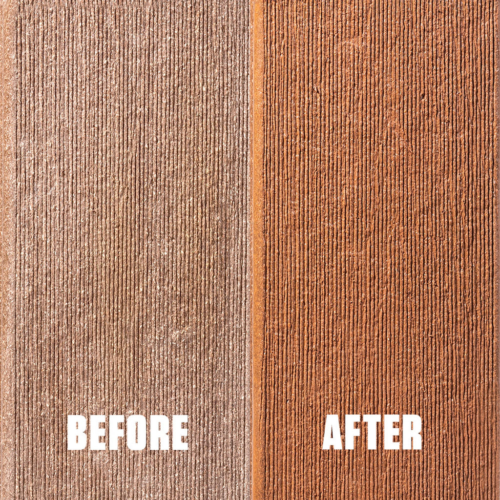 2 Pack, Brown Tone, Rust-Oleum RockSolid Satin Composite Deck Refresh Exterior Stain and Sealer, 1 Gal