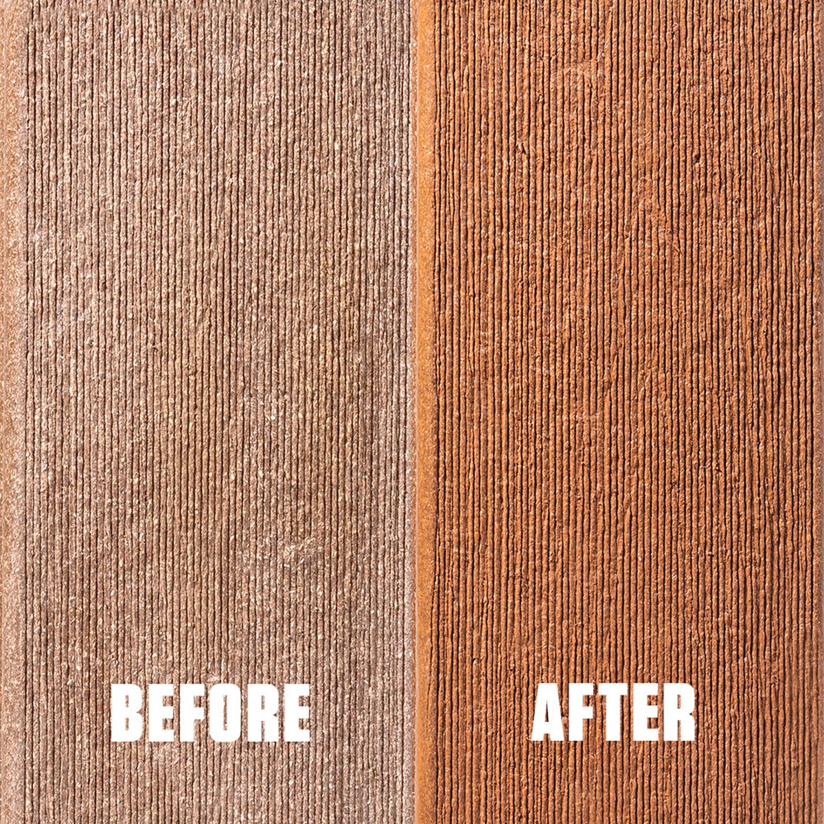 2 Pack, Brown Tone, Rust-Oleum RockSolid Satin Composite Deck Refresh Exterior Stain and Sealer, 1 Gal