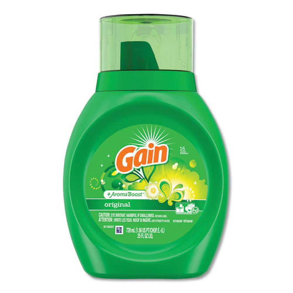 Liquid Laundry Detergent, Original Fresh, 25 Oz Bottle, 6/carton | Bundle of 2 Cartons