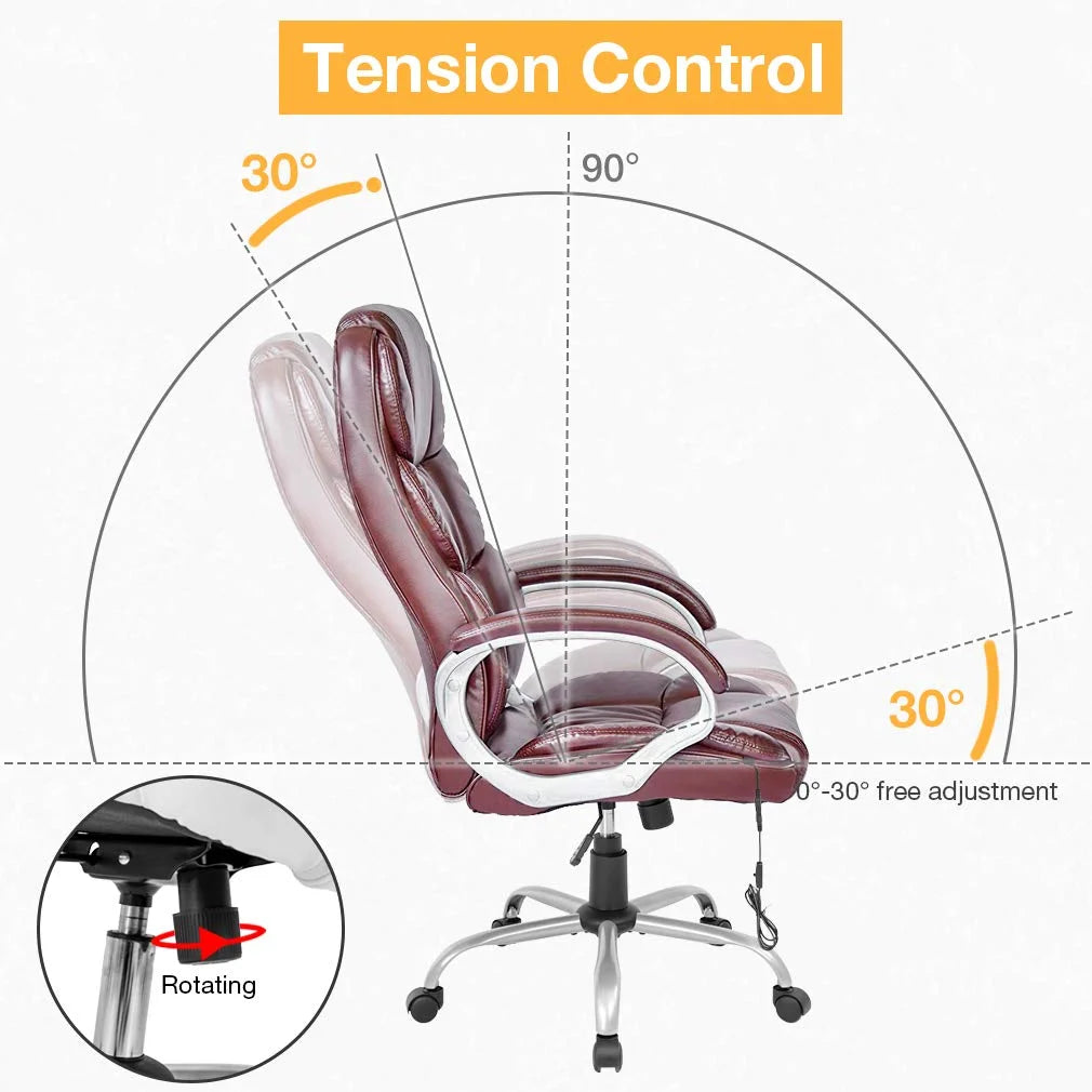 BestOffice Ergonomic Office Chair, Lumbar Support, Rolling Swivel for Women, Men(Black)