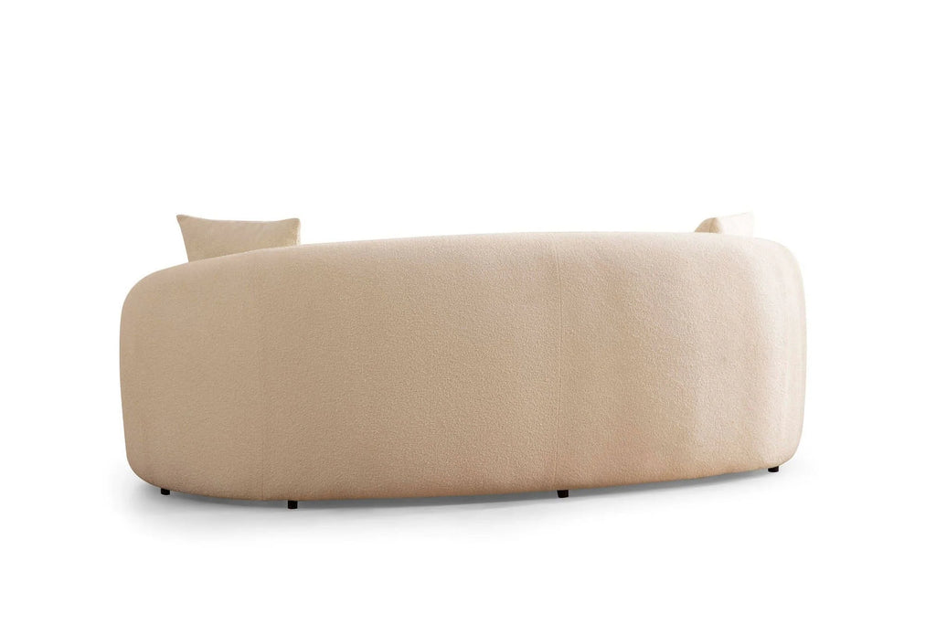Bonita Ivory Boucle Indoor Sofa by Nova Furniture