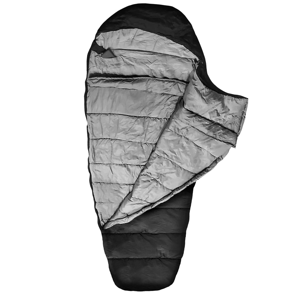 ActionHeat 5V Battery Heated Sleeping Bag in Black, ?Unisex-adult, One Size, Spot or Machine Wash Cold