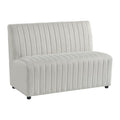 Picket House Furnishings Rizzo Dining Bench in Beige Linen