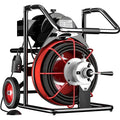 BENTISM Drain Cleaner Machine 100 ft x 1/2 in Drain Cleaning Machines 550W Electric Drain Auger 1700 r/min for 2" to 4" Pipes Electric Drain Snake Sewer Snake Drill