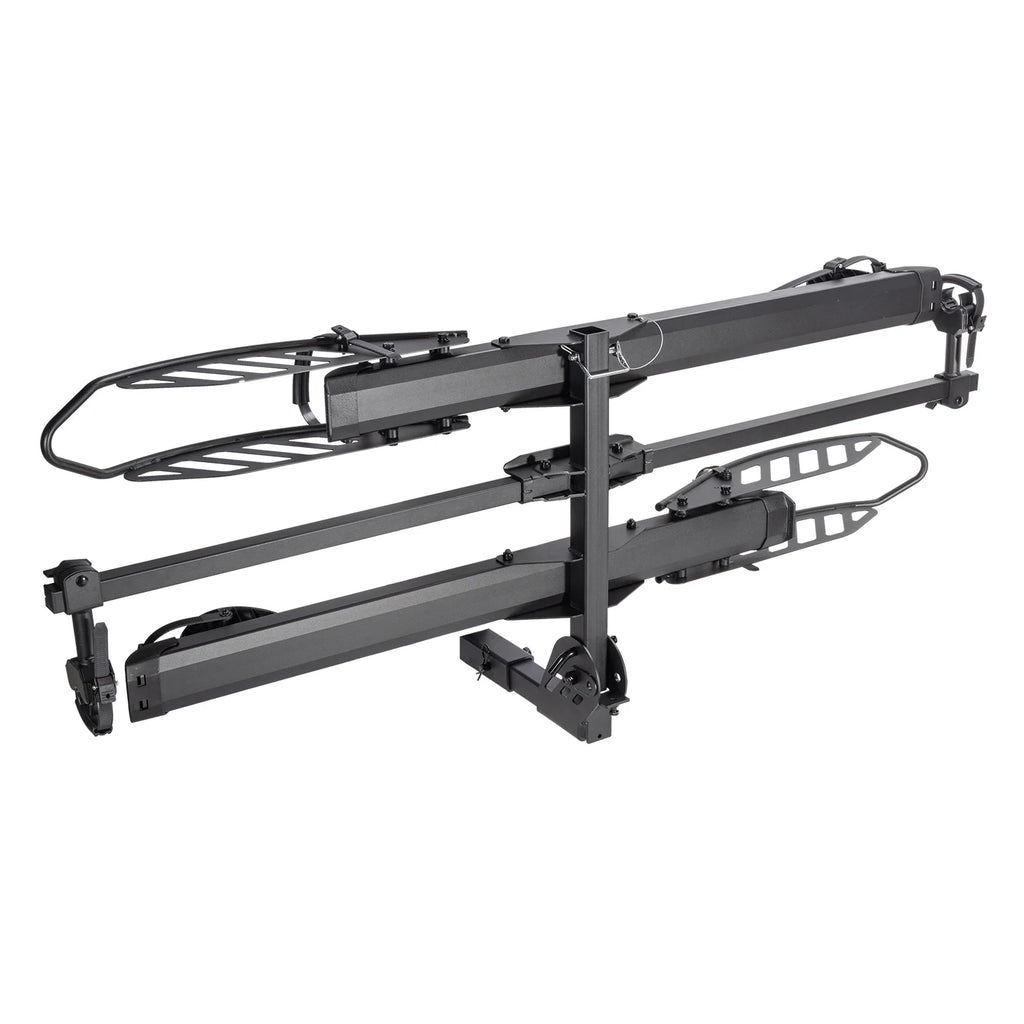 Young Electric Ebike Rack, 200lb Capacity, Alloy Steel Hitch Mount, Fits 5-Inch Fat Tire Bikes, 2-Inch Receiver