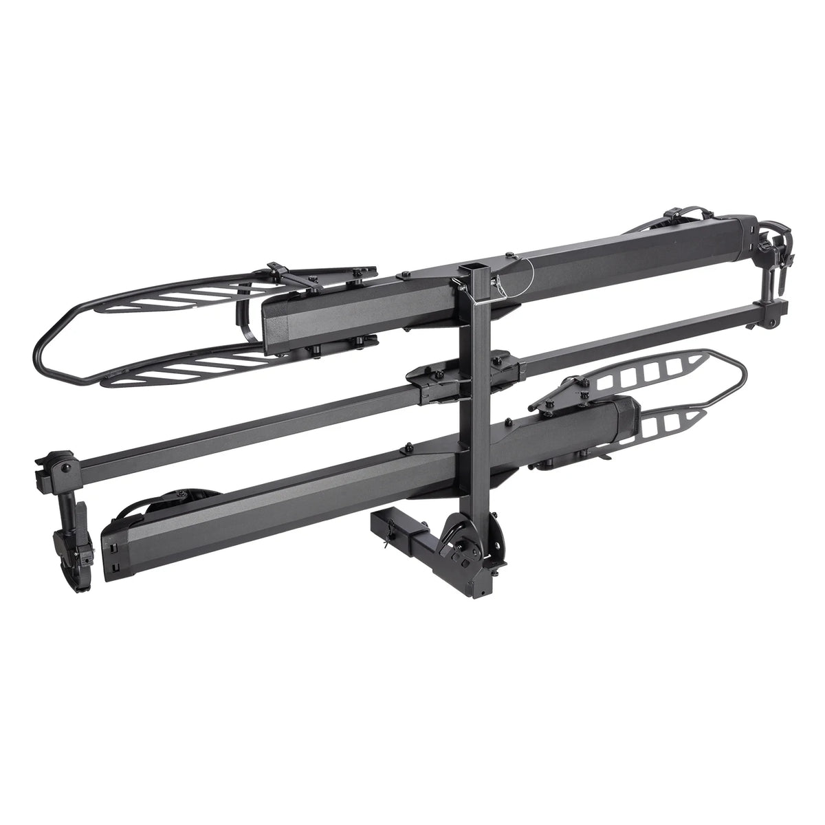 Young Electric Ebike Rack, 200lb Capacity, Alloy Steel Hitch Mount, Fits 5-Inch Fat Tire Bikes, 2-Inch Receiver
