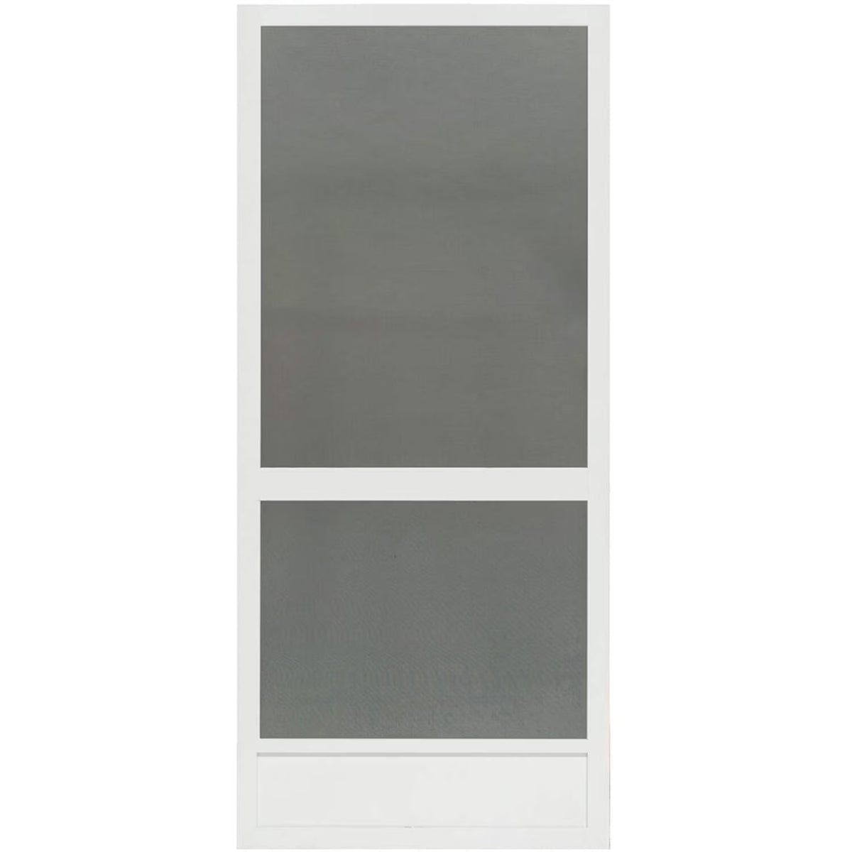 80 in. x 30 in. Canoe Creek White Aluminum Screen Door