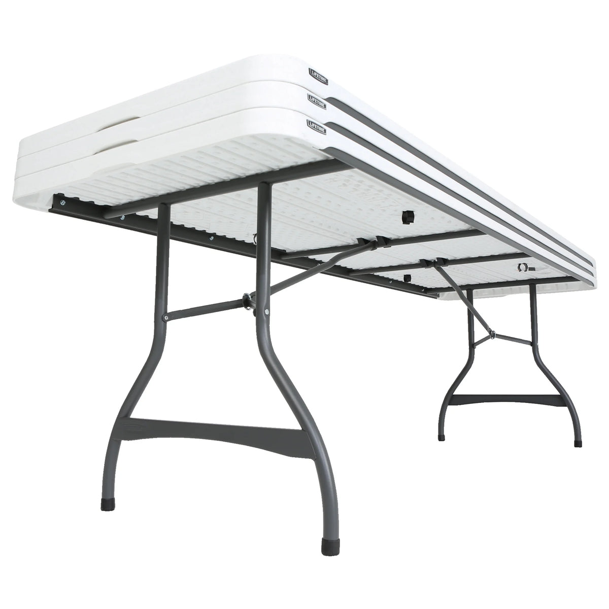 Lifetime 8 ft. Commercial Nesting Rectangle Folding Table for Indoor/Outdoor Use