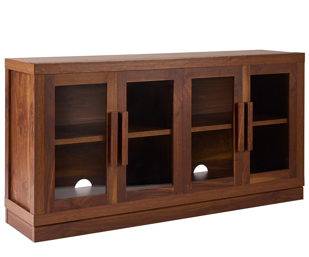 Better Homes & Gardens Ezra TV Stand for TV's up to 70", Light Honey finish