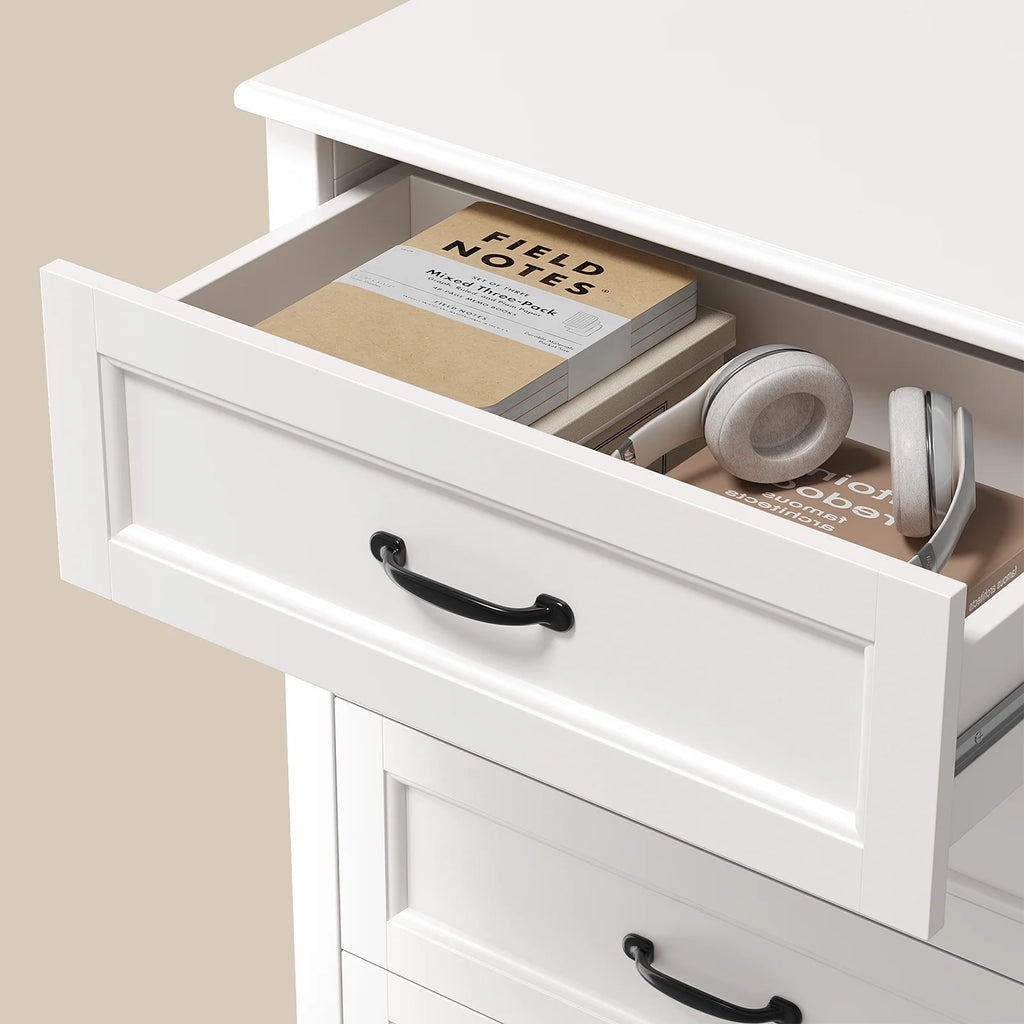 Dresser for Bedroom, Lofka 6-Drawer Wood Dresser?with Anti-Tip Safety for Closet| Living Room