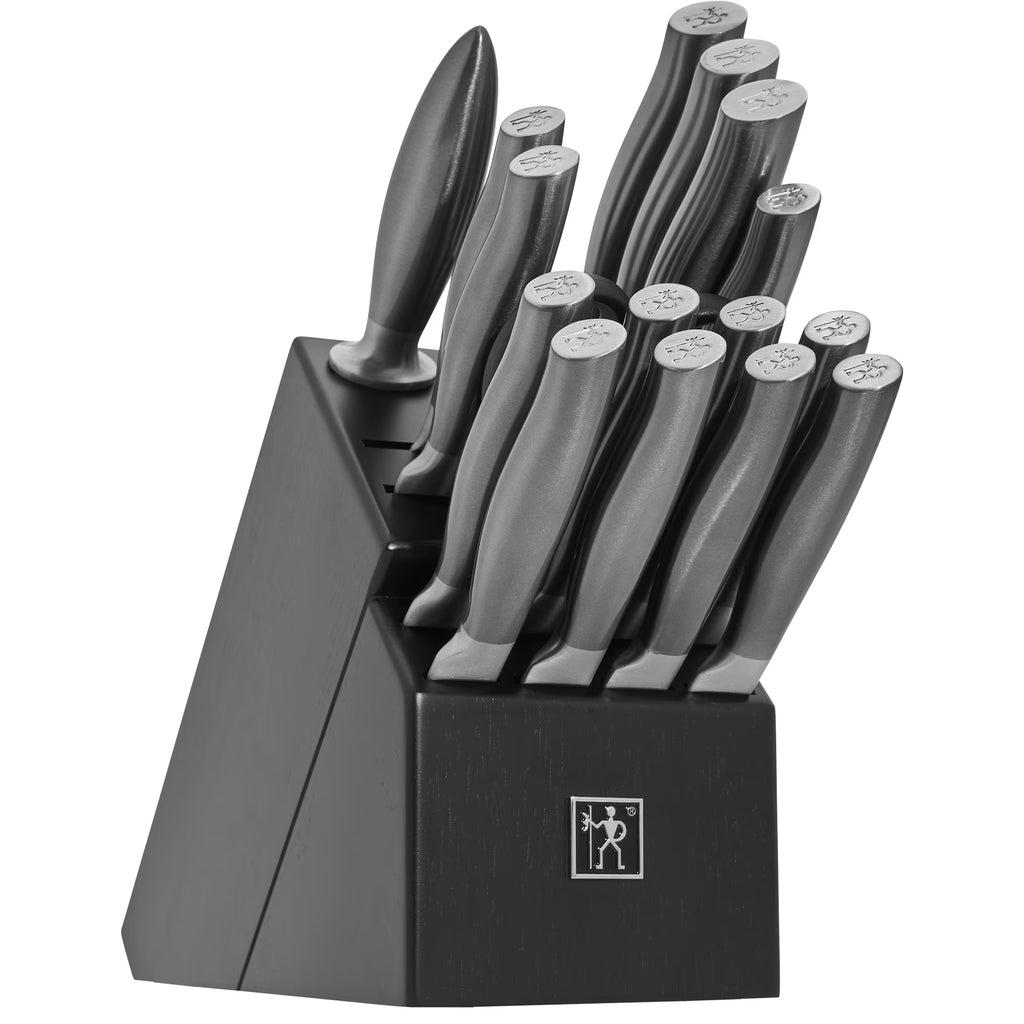 J.A. Henckels International Graphite 14-pc Self-Sharpening Knife Block Set