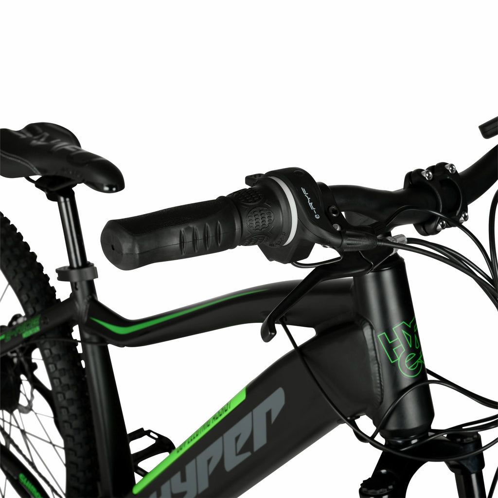 29" Hyper Bicycles 36V Class 2 Electric Mountain Bike for Adults, 350W E-Bike Motor, Black
