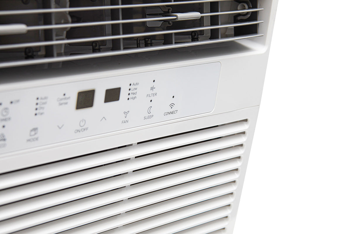 Midea 8,000 BTU 115V Smart Window Air Conditioner with Comfort Sense Remote, up to 350 Sq. ft., White, MAW08S1DWWT, New