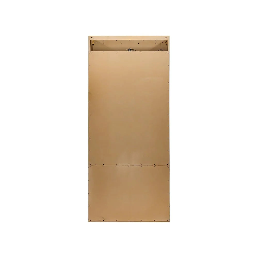 Martin Furniture Two 8' Tall Bookcase Wall With Ladder, Storage Organizer, Display Shelf, Brown