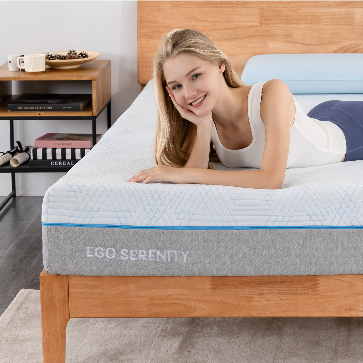MLILY Queen Mattress, Gel Memory Foam 10" Mattress in a Box, Ego Serenity