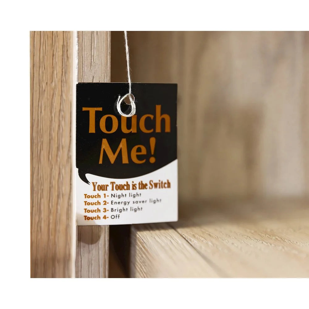 Martin Furniture Two 8' Tall Bookcase Wall With Ladder, Storage Organizer, Display Shelf, Brown