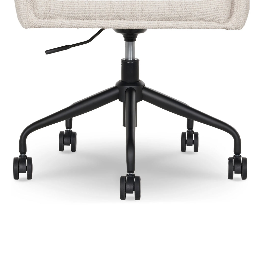 Better Homes & Gardens Juliet Office Chair, Ivory Boucle and Matte Black