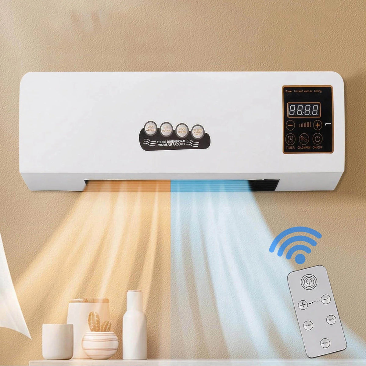 20000 BTU 450 Sqft Wall Mount Conditioner & Heater,Small Window Ac Unit,Small Conditioner,Stand Mounted Conditioner Mini and Heating Conditioner with Remote Control Conditioning
