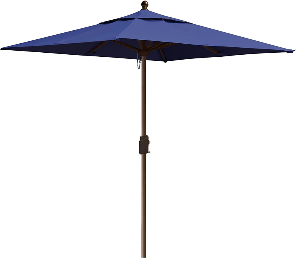 EliteShade Sunumbrella 6x6Ft Square Market Umbrella with Ventilation