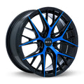RTX Valkyrie 18x8 5x114.3 ET40 CB73.1 Gloss Black Machined Blue Wheel