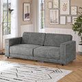 RealRooms Allie Corduroy 82" Futon Sofa Bed, Gray