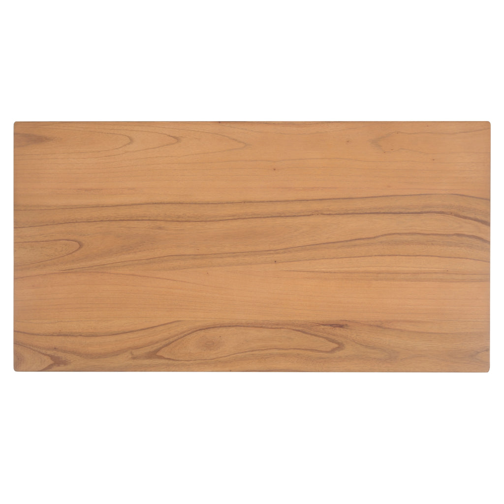 SAFAVIEH Miya Solid 2 Shelf Coffee Table Wood, Natural