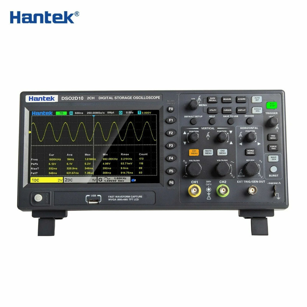 Hantek Digital Storage Oscilloscope 1GSa/S 8M DSO2C10 DSO2C15 DSO2D10 DSO2D15