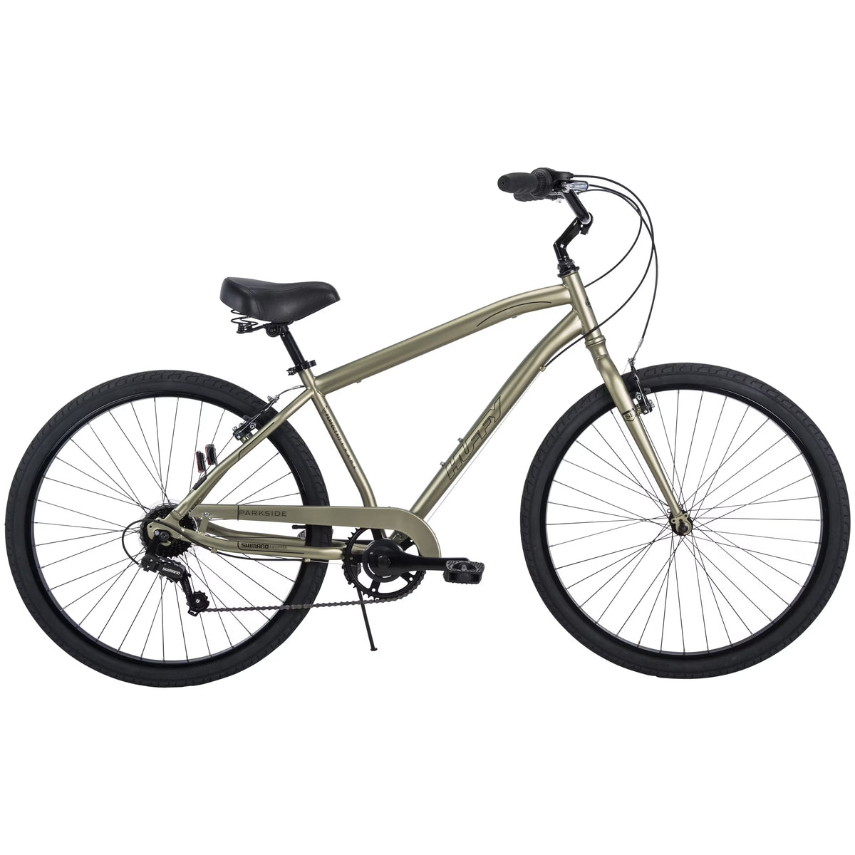 Huffy 27.5" Parkside Comfort Bike, Fits Riders 5'0"+, Sage Green, Adult, Men's