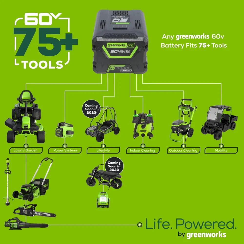 Greenworks 60V 10" Cordless Battery Pole Saw (Tool Only)